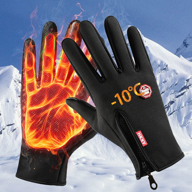 Winter Gloves For Men and Women Touchscreen Warm Outdoor Cycling Driving Motorcycle Cold Gloves Windproof Non Slip Gloves
