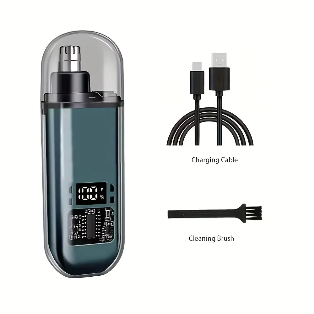 Suitable for men, USB charging nose and ear hair trimmer portable