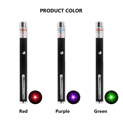 3 Packs Laser Pointer Pen Green Blue Red Light Visible Beam