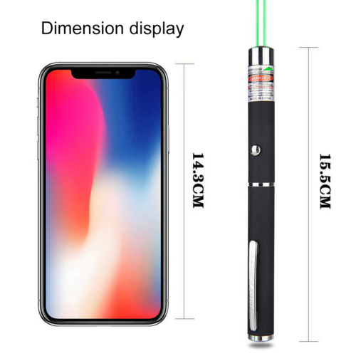 3 Packs Laser Pointer Pen Green Blue Red Light Visible Beam