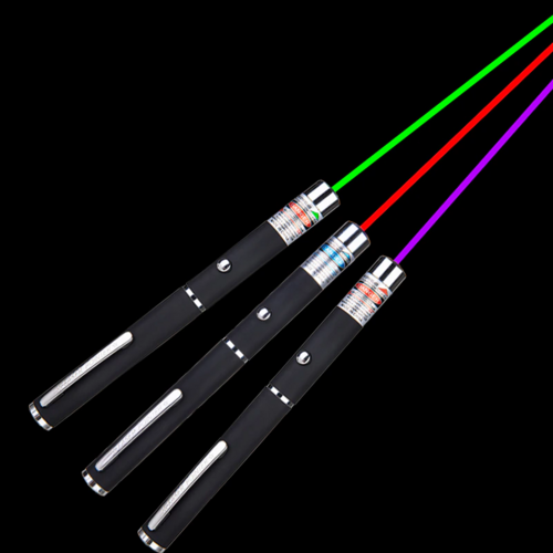 3 Packs Laser Pointer Pen Green Blue Red Light Visible Beam