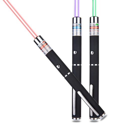 3 Packs Laser Pointer Pen Green Blue Red Light Visible Beam