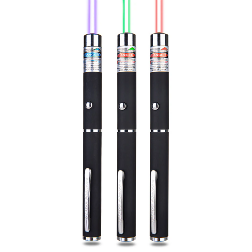 3 Packs Laser Pointer Pen Green Blue Red Light Visible Beam