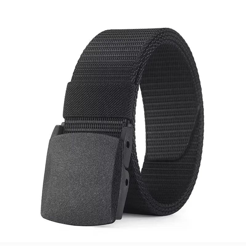 Men's and Women Belt Outdoor Casual Canvas Belt Metal