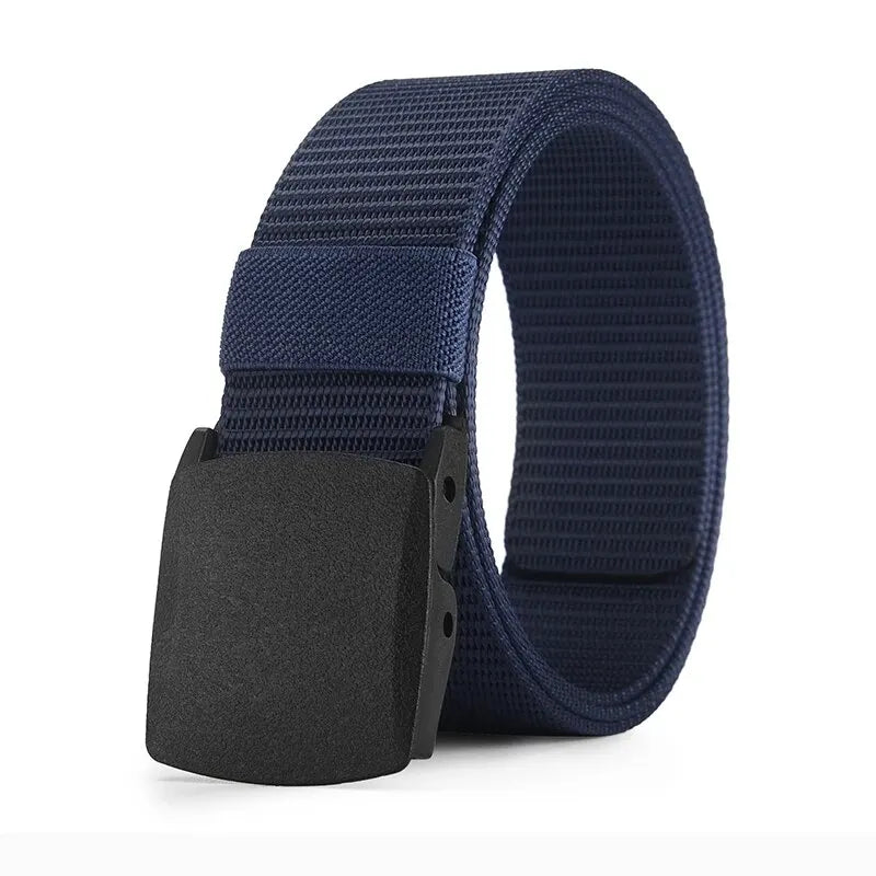 Men's and Women Belt Outdoor Casual Canvas Belt Metal