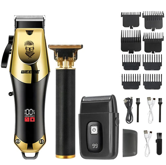 Cordless Electric Hair Cutting Machine, Portable Shaver Barber USB Fast Charging Hair Trimmer
